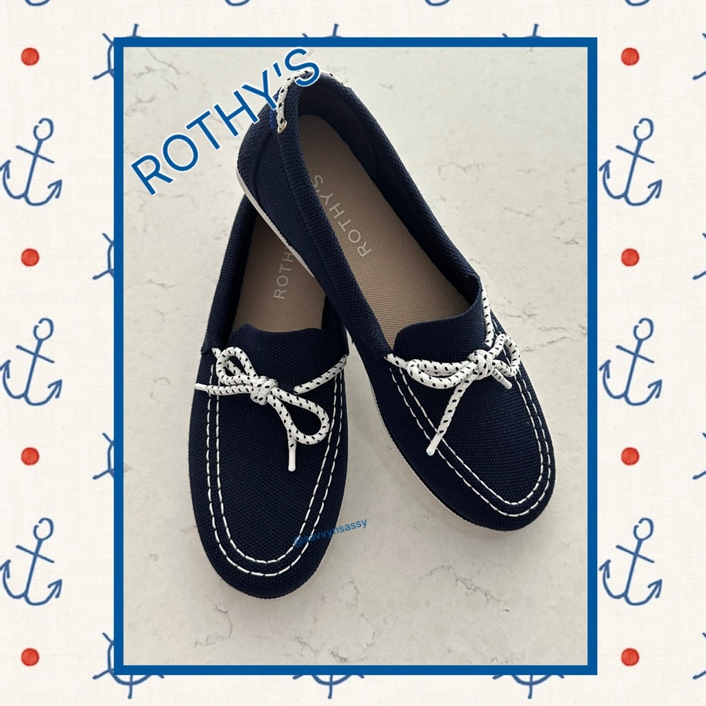 Rothy's Navy Deck Shoes/Loafers
